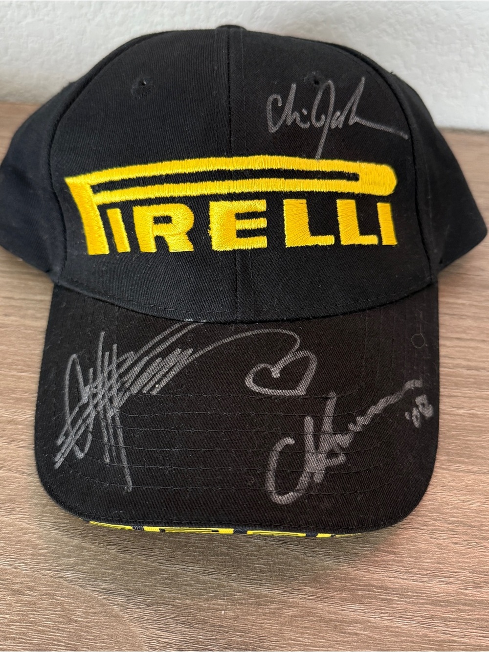 Pirelli F1 Signed Cap Christian Horner David Coulthard Red Bull Autograph Hat